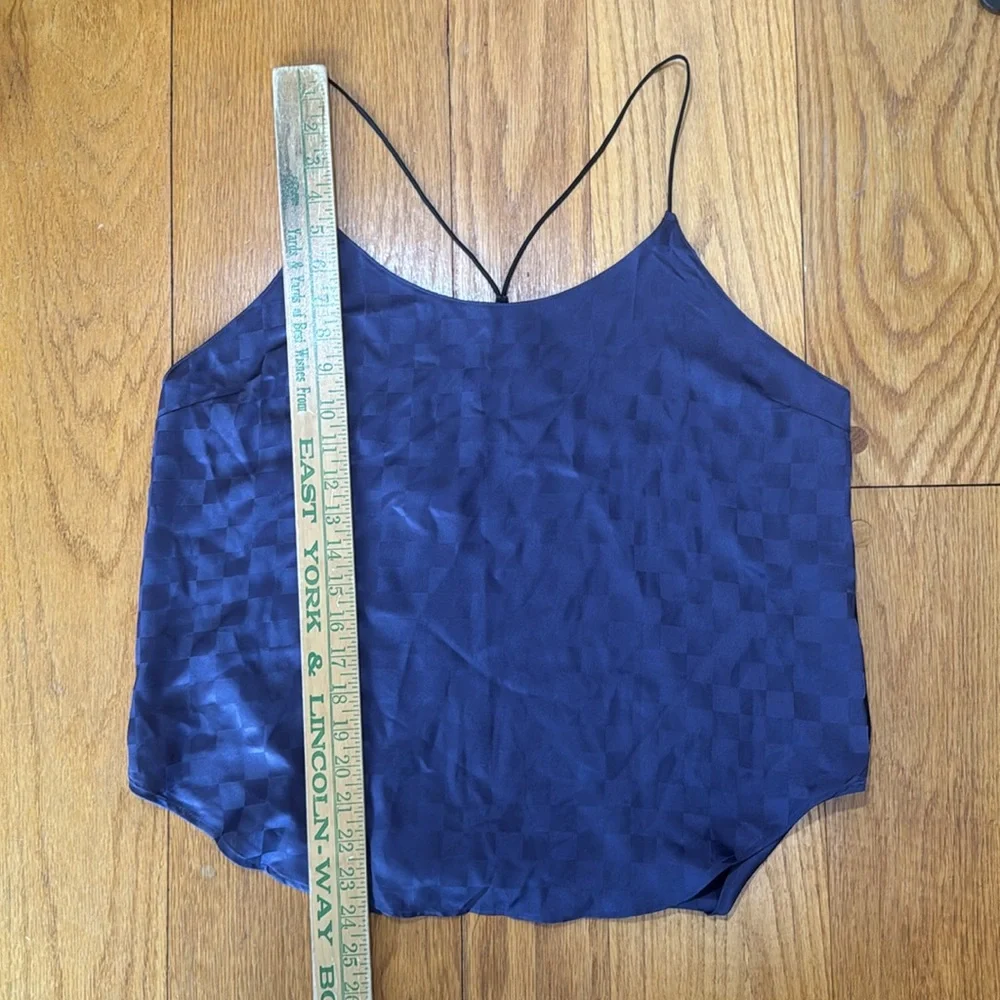 Victoria’s Secret NWT Women’s Large Purple Checkered Spaghetti Racerback
